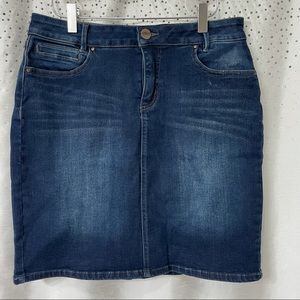 Rickis jean skirt